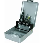 Sada stupňovitých vrtáků 4 - 32 mm se spirálovou drážkou