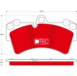 Sada brzdových destiček, kotoučová brzda TRW GDB1548DTE