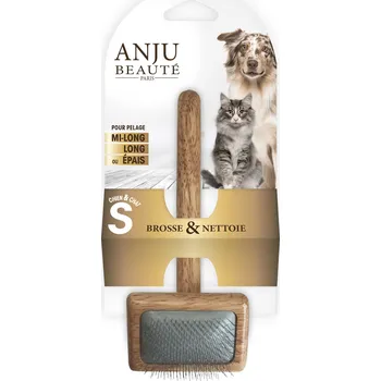 Péče o srst a drápky Anju Beauté Carde hřebínkový kartáč pro perfektní rozčesání husté srsti velikost S