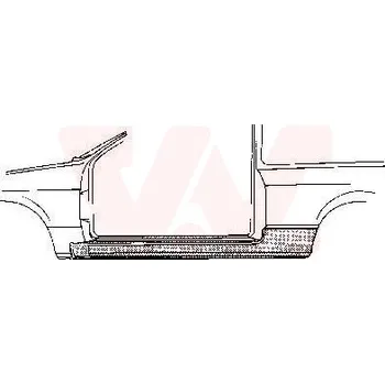 Prah karosérie Nástupní panel VAN WEZEL 3727102