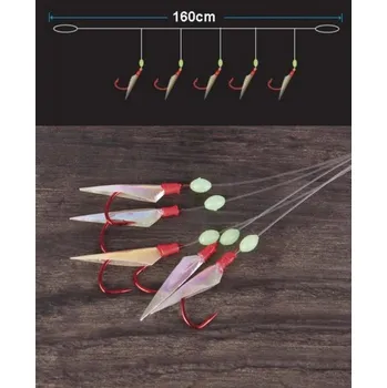Aquantic Navázaný Systém Hering I Velikost háčku: #6, Průměr: 0,50mm