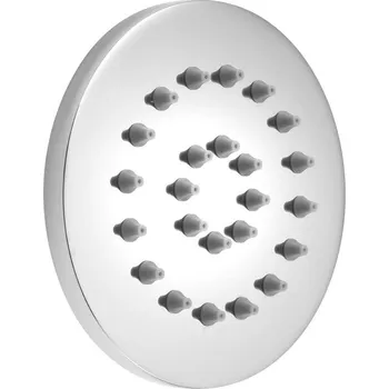 Tyč na sprchový závěs Sapho Pevná nástěnná sprška kulatá, chrom