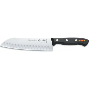 Kuchyňský nůž Santoku Dick lisovaný se speciálním výbrusem ze série Superior v délce 18 cm