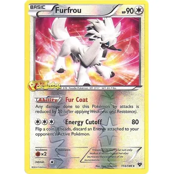 Karetní hra Furfrou 114/146 - XY Typ karty: Holo