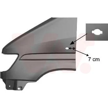 Blatník karosérie Blatník VAN WEZEL 3075658