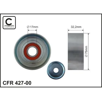 Napínací kladka, žebrovaný klínový řemen Caffaro 427-00