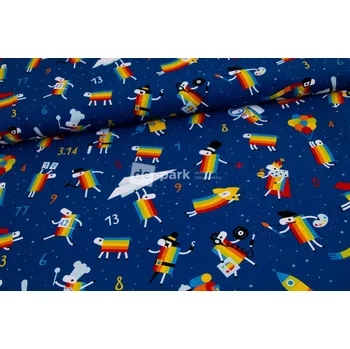 Bavlněné plátno - Ovečky z Déčka