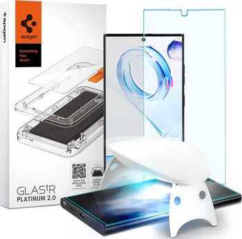 Spigen Glas.TR Platinum UV ochranné sklo pro Samsung Galaxy S23 Ultra