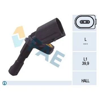 ABS Snímač, počet otáček kol FRANCISCO ALBERO S.A. 78102