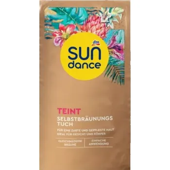 Kosmetická sada SUNDANCE SAMOOPALOVACÍ UBROUSEK 1ks/bal. NĚMECKO!
