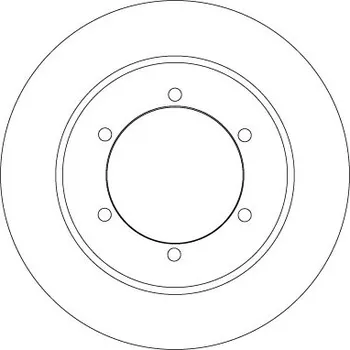 Brzdový kotouč Brzdový kotouč TRW DF6790