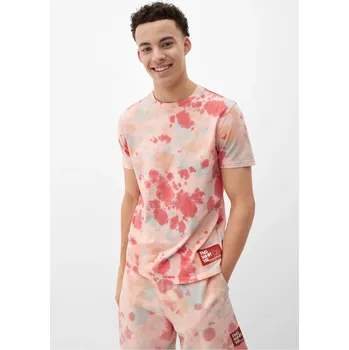 Q/S s.Oliver pánské batikované triko lososové Velikost: S