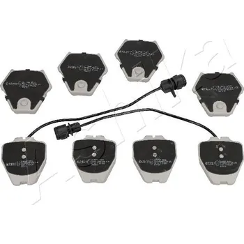 Brzdová destička Sada brzdových destiček, kotoučová brzda ASHIKA GROUP 50-00-0928