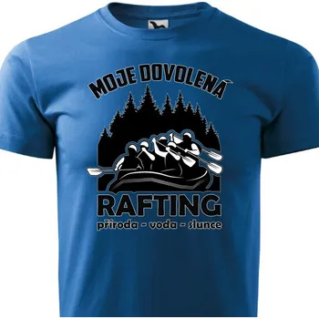 Pánské tričko STRIKER Tričko Moje dovolená Rafting Velikost: XL