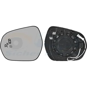 Auto zrcátko Sklo do zrcátka, vnější zrcátko VAN WEZEL 1809837