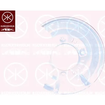Brzdový kotouč Ochranný plech proti rozstřikování, brzdový kotouč KLOKKERHOLM 8109377