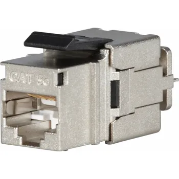 Síťový konektor MULTIPACK 24 ks - rychlozařezávací keystone Solarix CAT5E STP SXKJ-5E-STP-BK-NA