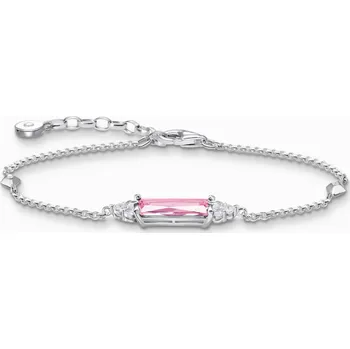 Náramek THOMAS SABO náramek Pink and white stones A2018-051-9-L19V