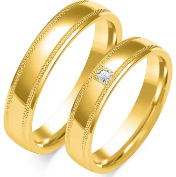 Prsten SOFIA zlatý pánský snubní prsten ZSO-219MYG
