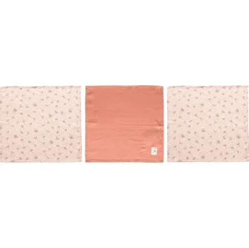 Bebe-Jou Mušelínová žínka na obličej 3ks Fabulous Wish Pink" "Barva:růžové|Druh:mycí žínky|Motiv/Serie:Wish pink|Použití:pro kojence|Výrobce:Bébé-jou|