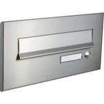DOLS ČD-26 - čelní deska nerezové poštovní schránky k zazdění, se jmenovkou a zvonkovým tlačítkem