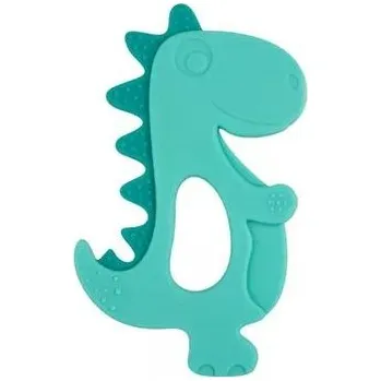 Kousátko dětské silikonové - DINO tmavě mátové - Canpol