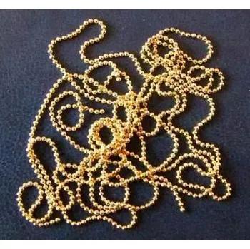 NehtyShop Perly na zdobení nehtů, zlatý řetízek