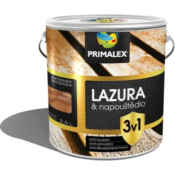 Primalex Lazura a napouštědlo 3v1 2,5 l, 385793 pinie antická