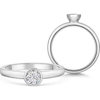 Prsten SOFIA DIAMONDS zlatý zásnubní prsten s diamantem 0,33 ct BDRB00079WG