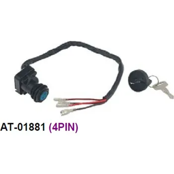 Startér BRONCO spínač zapalování POLARIS TRAIL BLAZER / TRAIL BOSS 250 / EXPLORER / EXPRESS 300 96-99, sportSMAN / WORKER 99-00, SCRAMBLER / sport / EXPLORER 400 96-98, SCRAMBLER 500 97-98, XPLORER 500 97, (4110194) (BRONCO spínač zapalování POLARIS TRAIL BLAZER 