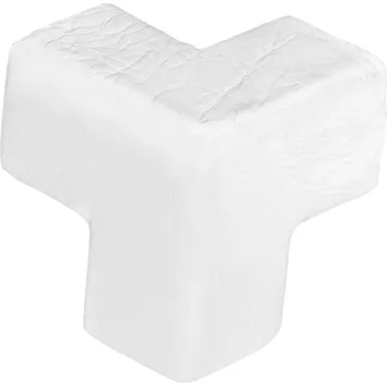 Stavební profil Tříramenná spojka pro profil 8, bílá