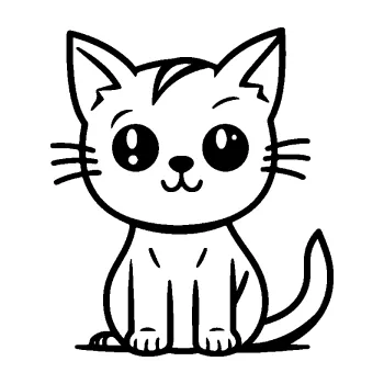 Samolepící dekorace SAMOLEPKA Kočka 036 pravá (01 - černá) NA AUTO, NÁLEPKA, FÓLIE, POLEP, TUNING, VLASTNÍ TEXT, TISK, AUTOSAMOLEPKY.cz, POLEPY, OBRÁZEK, LOGO, SAMOLEPKY