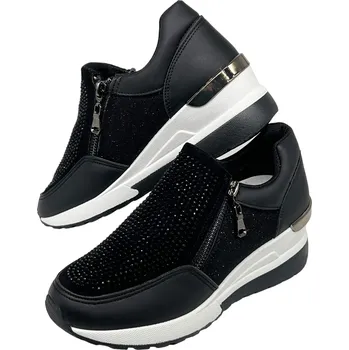 Dámské tenisky Prety Dámské černé tenisky na zip Barva: Černá, Velikost: 38