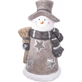 Svícen Svícen magnesium sněhulák 24x20x44 cm