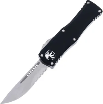 Pracovní nůž Vystřelovací Nůž Microtech Hera S/E Black Handle Stonewashed Blade 703-11