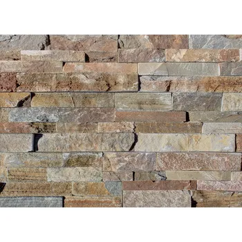 Obklad Přírodní kámen WALLSTONE Q025 Quartzite Yellow Rustical 55x15cm cena za balení