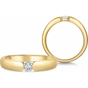 Prsten SOFIA DIAMONDS zlatý zásnubní prsten s diamantem 0,17 ct BDRB00074YG