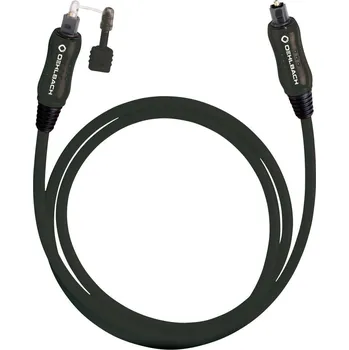 Redukce Toslink audio kabel [1x Toslink zástrčka (ODT) - 1x Toslink zástrčka (ODT)] 3.00 m černá Oehlbach OPTO Star Black