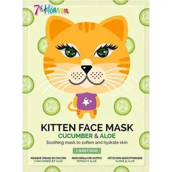 Pleťová maska 7th Heaven Dětská maska Kotě