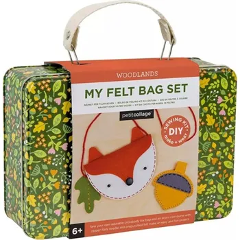 Dřevěná hračka Petitcollage Ušij si kabelku liška - lehce promáčknutá krabička