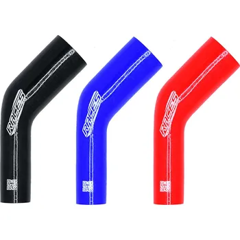 Zahradní hadice Silikonové redukční koleno RACES Silicone 45° , 45mm (1,77") na 57mm (2,25")