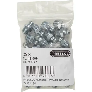 Závitová tyč Pressol Kuželový čep H1-rovný, M 8 x 1-VZ 25 ks
