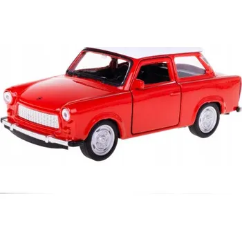 autíčko Welly Trabant 601, červeno-bílý 1:34-39