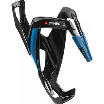 Košík na láhev košík na láhev Elite Custom Race Plus, glossy black/blue 310403