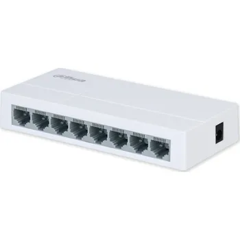 Racková skříň Dahua PFS3008-8ET-L-V2 switch, 8x 10/100Mb, desktop, V2 2303-079