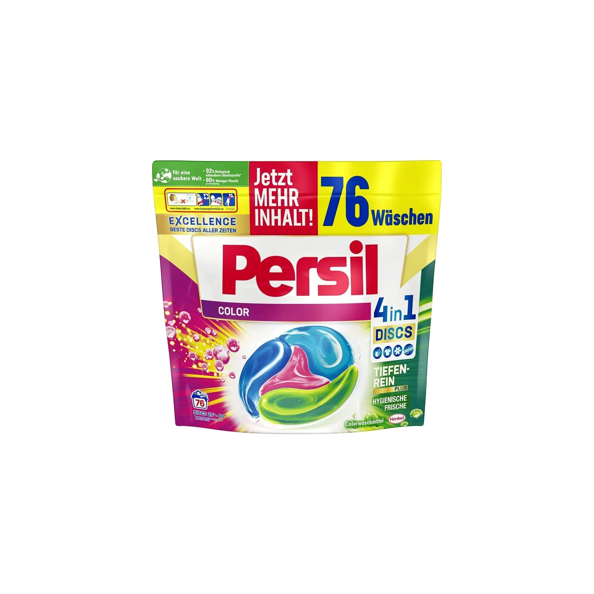 Fotografie 1 - Kapsle na praní Persil Discs Color 4v1 76 ks
