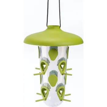 Pro ptáka PLASTIA ROBIN - 2v1 set pro krmení ptáků - zelená