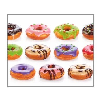 Pouzdro na kontaktní čočky Mikrovlákno s motivem donuts k objednávce nad 1500 Kč zdarma