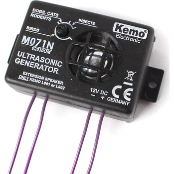 Auto elektroinstalace Odpudzovač hlodavců M071N Kemo 8 až 40kHz