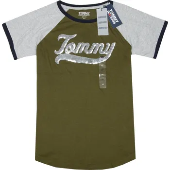 Dámské tričko Tommy Hilfiger dámské tričko s krátkým rukávem Iconic Wave multi